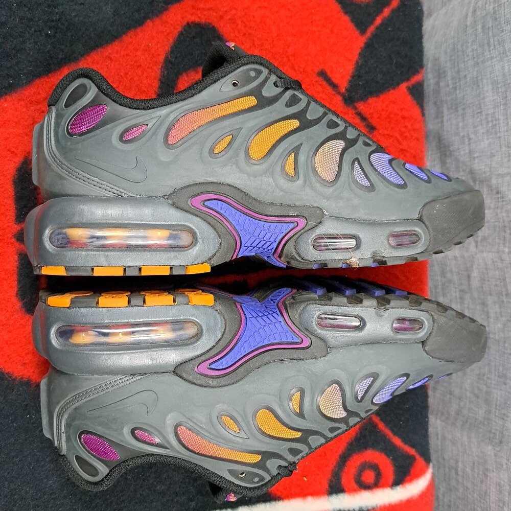 %Size 6.5 Youth Nike Air Max Tn Plus Drift Black Viotech Monarch  / A 29 - Picture 10 of 12